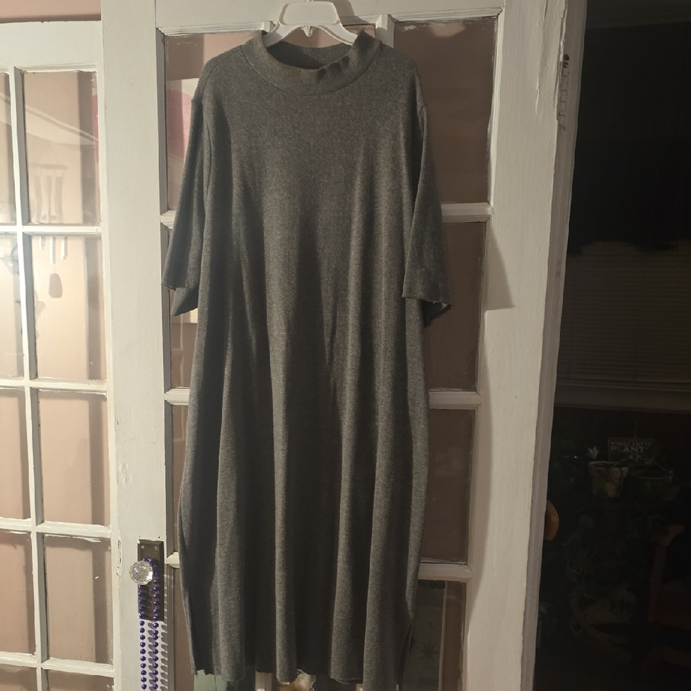 ASOS Charcoal Long Sleeve Dress